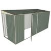 Build-a-Shed 1.5 x 4.5 x 2m Sliding Door Tunnel Shed with Side Doors - Green