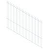 ProtectorAl 1201-2400W x 1800H Pearl White Spear Top Pool Fence Panel Raked 16-30º