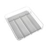 Madesmart Clear Soft Grip 5 Compartment Cutlery Tray