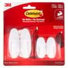 Command™ Small / Medium White Adhesive Designer Hooks Value Pack - 4 Pack