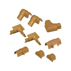 D-Line 30 x 15mm Smooth Fit Cable Cover Accessories - 10 Pack