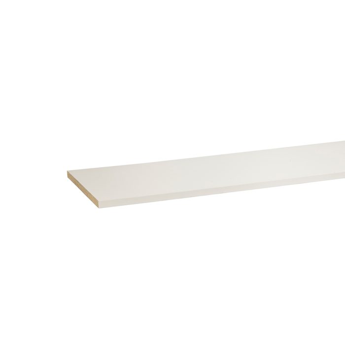CUSTOMpine 1800 x 295 x 16mm Carcass Shelving E1L White Standard Particleboard