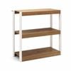 Costway 3-Tier Small Bookshelf Modern Low Storage Shelf Kitchen