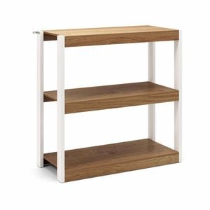 Costway 3-Tier Small Bookshelf Modern Low Storage Shelf Kitchen