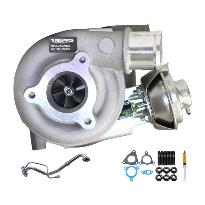 Turbo Charger With Genuine Oil Feed Pipe For Nissan Patrol Gu Zd30 3.0l Fits Crd 2007 Onwards