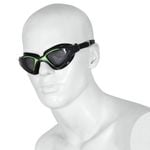 Nivia Unicore Swimming Goggles (Black,Green)