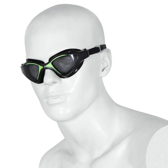 Nivia Unicore Swimming Goggles (Black,Green)