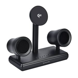 Bonelk Sound Dock Qi2 Wireless Phone Charger w/ Speakers 240v/195mm Black