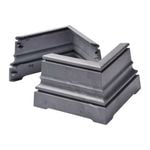 HanDIY 90 - 100mm FEDTRIM Post Cover Half Set 2 Piece Post Accessory