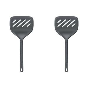 2PK Zyliss XL Turner Silicone/Nylon Cooking Utensil 32cm - Grey