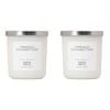 2PK French Connection Winter Vanilla 2 Wick 30hr Medium Candle 251g