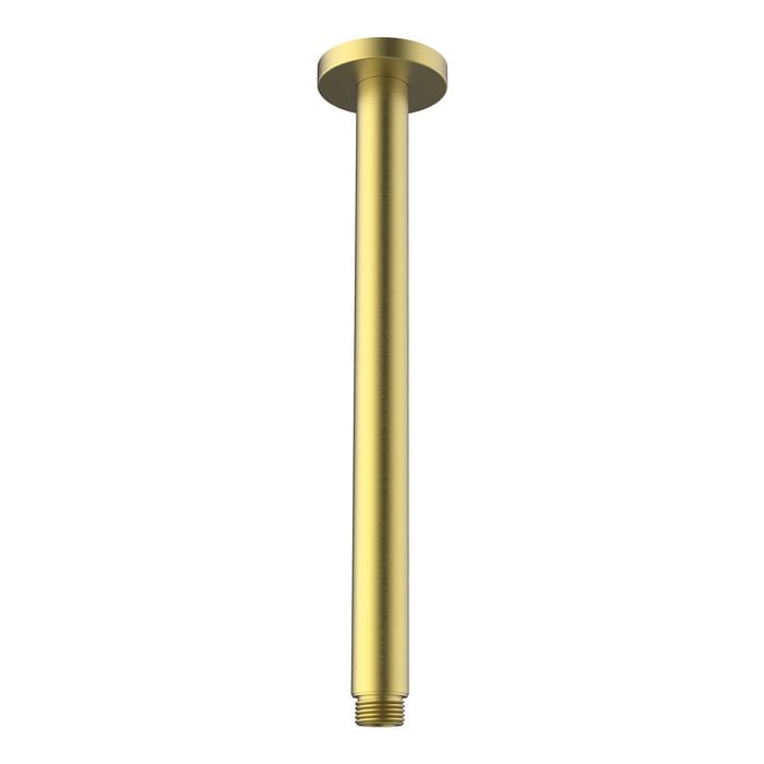 Mondella 300mm Brushed Brass Resonance Ceiling Shower Arm