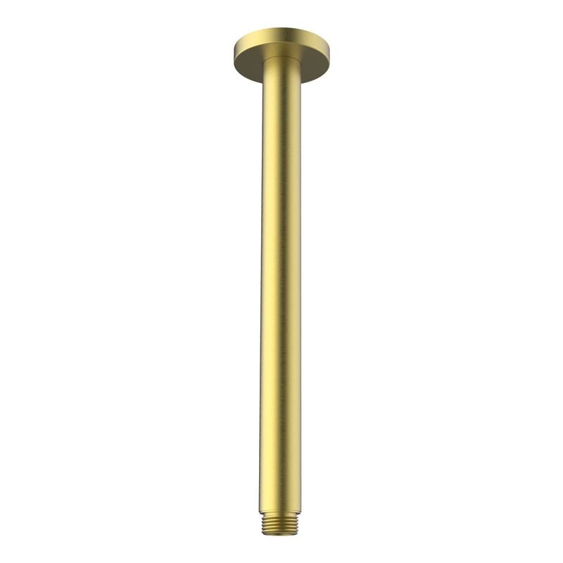 Mondella 300mm Brushed Brass Resonance Ceiling Shower Arm
