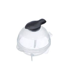 Prepara Jumbo Slow-Melting Cocktail Drink Ice Ball Sphere Mould 7.8cm Black