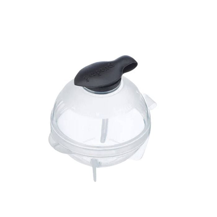 Prepara Jumbo Slow-Melting Cocktail Drink Ice Ball Sphere Mould 7.8cm Black