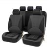 Catzon Full Set Leather Car Seat Covers Fit For Most Sedans Suvs Pickup Trucks-gray