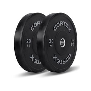 CORTEX 20kg Black Series V2 Bumper Plate (Pair)