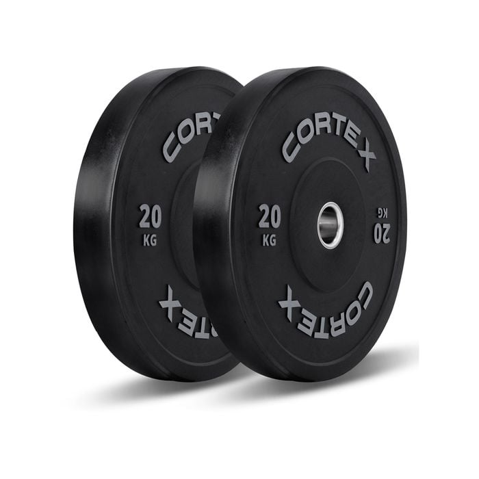 CORTEX 20kg Black Series V2 Bumper Plate (Pair)