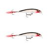 2x Rapala 6cm X Rap Jerkbait/Slashbait Hard Body Fishing Lures - Silver