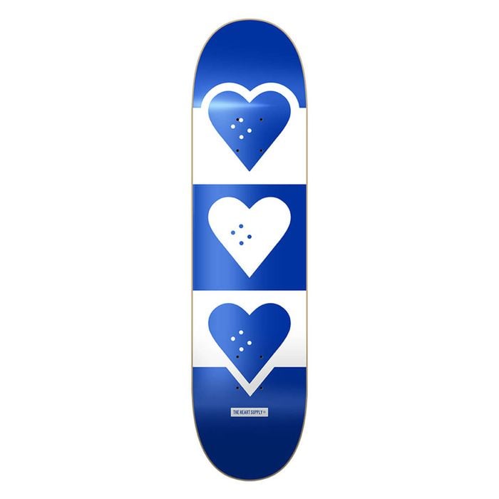 The Heart Supply Squad 8.25" Skateboard Pro Premium Durable Decks - Blue