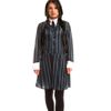 Striped Plus Size Womens Nevermore School Uniform Costume - Xlarge