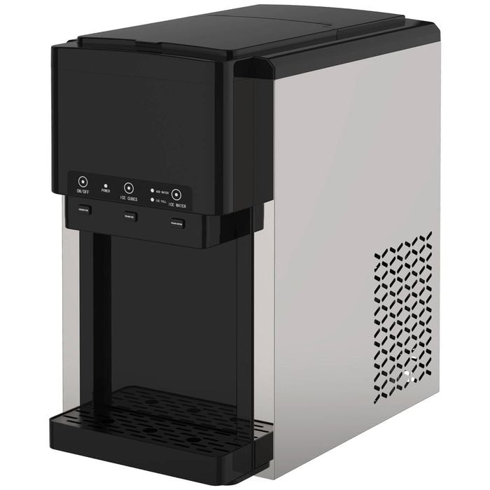 Advwin 3-in-1 Countertop Ice Maker Machine with Water Dispenser & Ice Crusher
