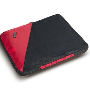 2pc Tosca Compression Cube Men Travel Luggage Medium Expandable Organisers Red