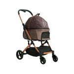 i.Pet Pet Stroller Large Carrier Travel Pushchair Foldable 4 Wheels