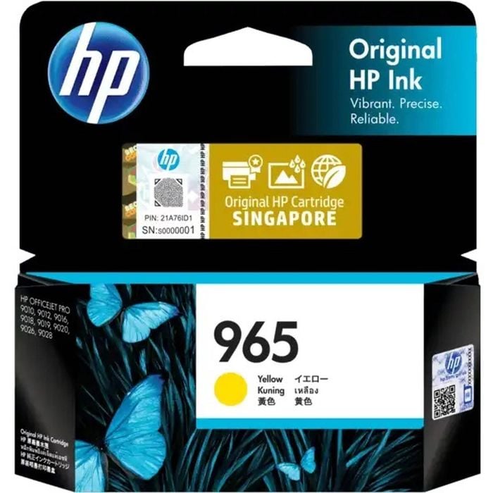 Hp 965 Original High Yield Inkjet Ink Cartridge - Yellow Pack - 700 Pages