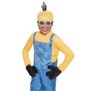 Despicable Me Minions Grey Plastic Goggles with Elastic Strap – One Size Fits Most, CHILD