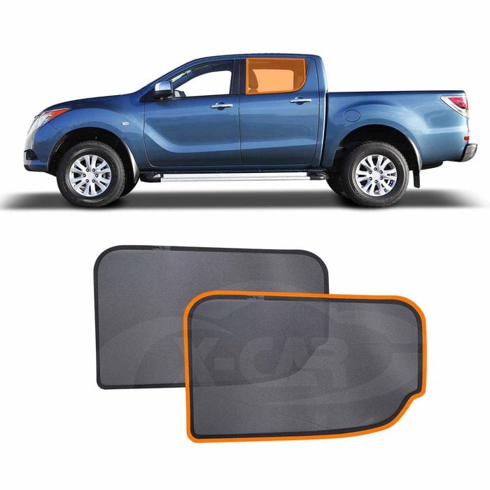 Rear Window Sun Shade for Mazda BT-50 Dual Cab UP UR Series 2011-2020 Sun Blind Mesh