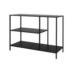 3 Tier Console Table Office Furniture Desk Display Shelf Black Type 2
