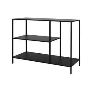3 Tier Console Table Office Furniture Desk Display Shelf Black Type 2