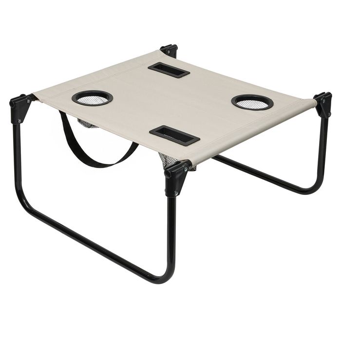 Marquee Sand Beige Folding Beach Table