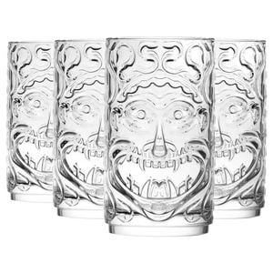 RCR Crystal Tiki Etruria Highball Glasses - 460ml - Pack of 4