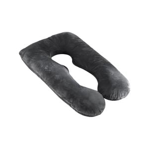 Advwin Pregnancy Pillow Full Body Support Maternity Pillow U Shaped, Dark Grey
