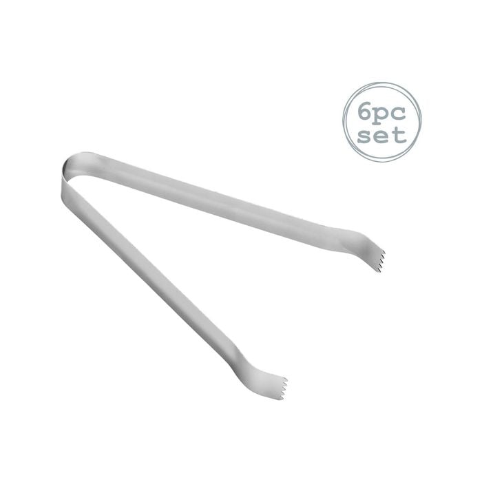 Stainless Steel Ice / Sweet Tong - 16cm - Pack of 6