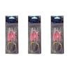 3x Wilson Rigged to Jig Rig 3 Hook Squid Style Jig Fully UV Active - Colour #1