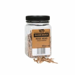 NZ Nails 75 x 3.25mm Silicon Bronze Rose Head Nail - 500g Pack