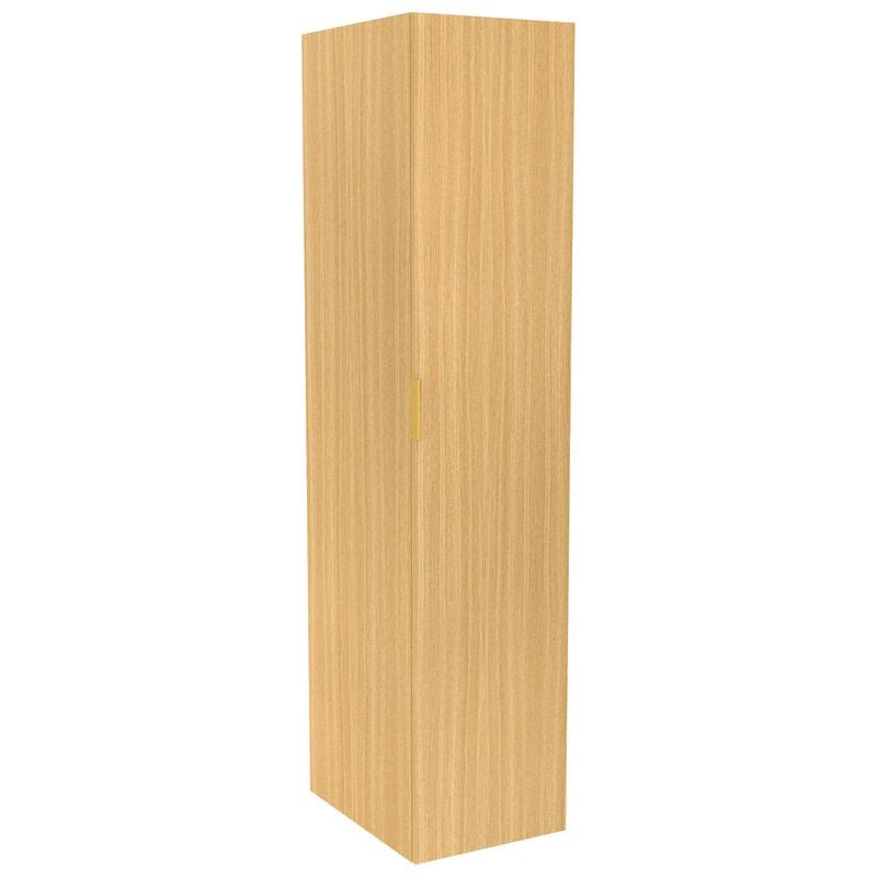 Lugna 2048 x 450 x 580mm Sand Double Hanging Right Hinged Door Storage Cabinet