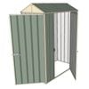 Build-a-Shed 0.8 x 1.5 x 2.1m Gable Single Hinged Door Shed with Single Hinged Side Door - Green