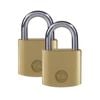 Standard Security Brass Padlock 30mm (Pack of 2)