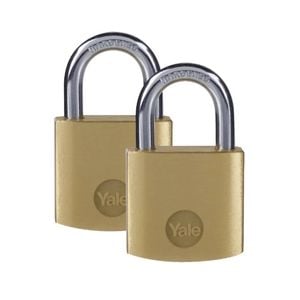 Standard Security Brass Padlock 30mm (Pack of 2)