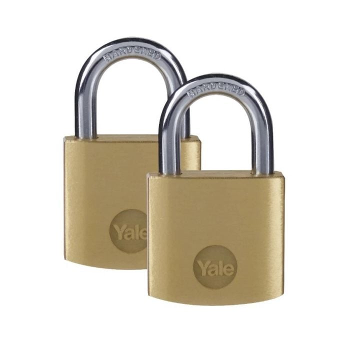 Standard Security Brass Padlock 30mm (Pack of 2)