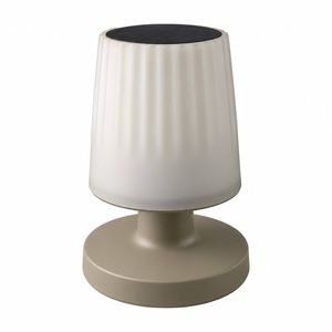 20cm Sage Green Solar and USB Rechargeable Cantrill Table Lamp