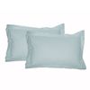 Accessorize 325TC Pair of Tailored Standard Pillowcases 48 cm x 73 cm Blue