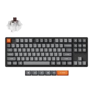 Keychron K8 Max Qmk/via Rgb Backlight Aluminum Frame Wireless Mechanical Keyboard - Brown Switch [kbkck8mj3]