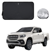 Front Windscreen Sun Shade for Mercedes-Benz X-Class 2017 - 2021 Ute - Standard 150 x 85 cm - Black
