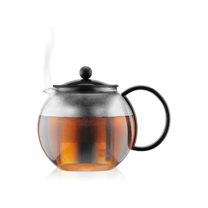 Bodum 1.0 L Black Assam Tea Press With S/s Filter, 1.0 L, 34 Oz 1 Pcs