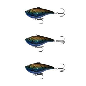 3x 13 Fishing 3 Inch El Diablo Vibe Lipless Crank Lures - Old Gregg